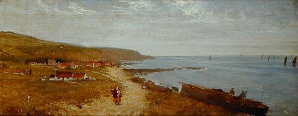 On the Kincardine Coast by William Fettes Douglas