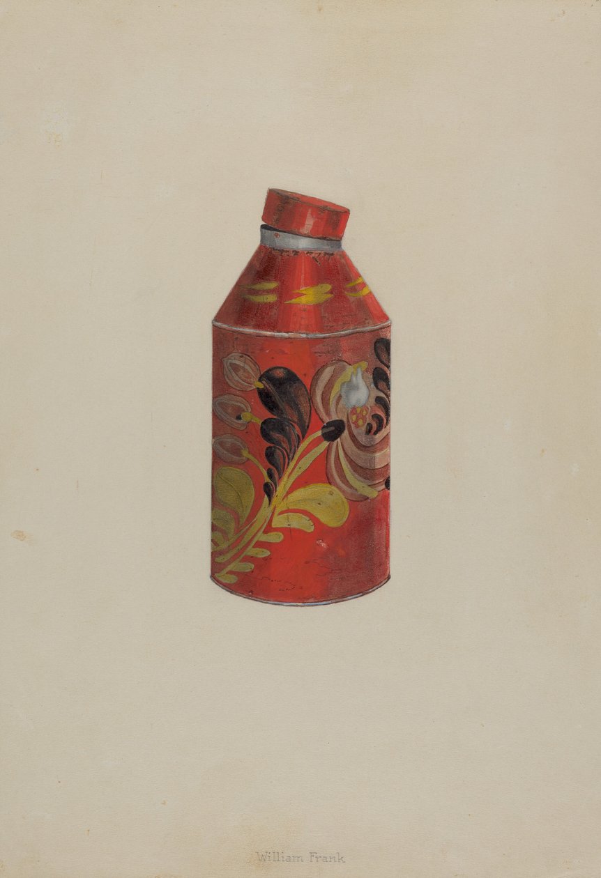 Toleware Tea Caddy by William Frank