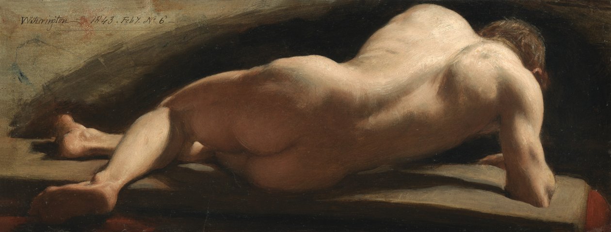 Male Nude by William Frederick Witherington