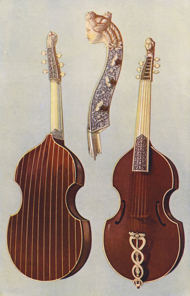 Musical Instruments: Viola da Gamba by William Gibb