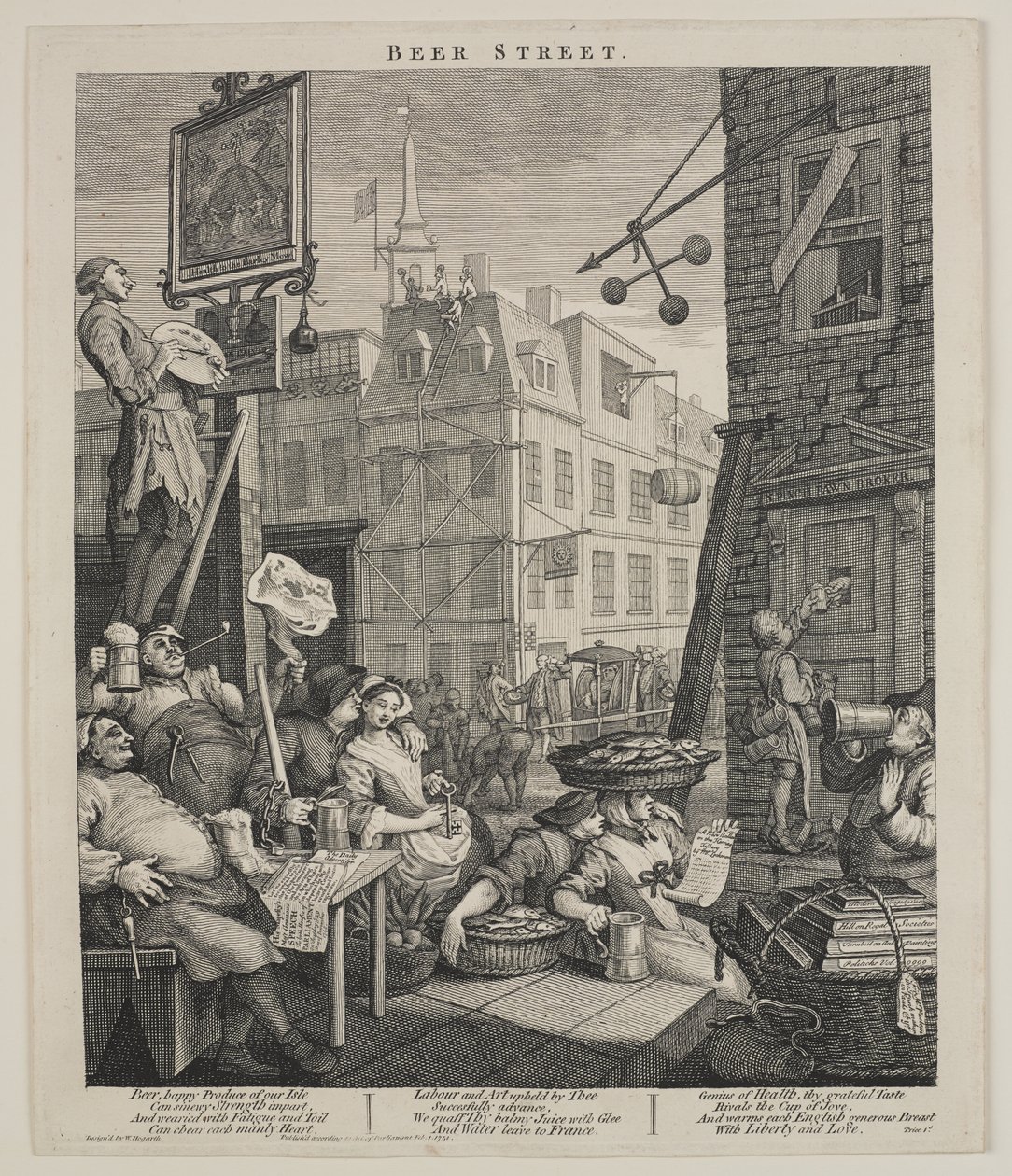 Beer Street by William Hogarth