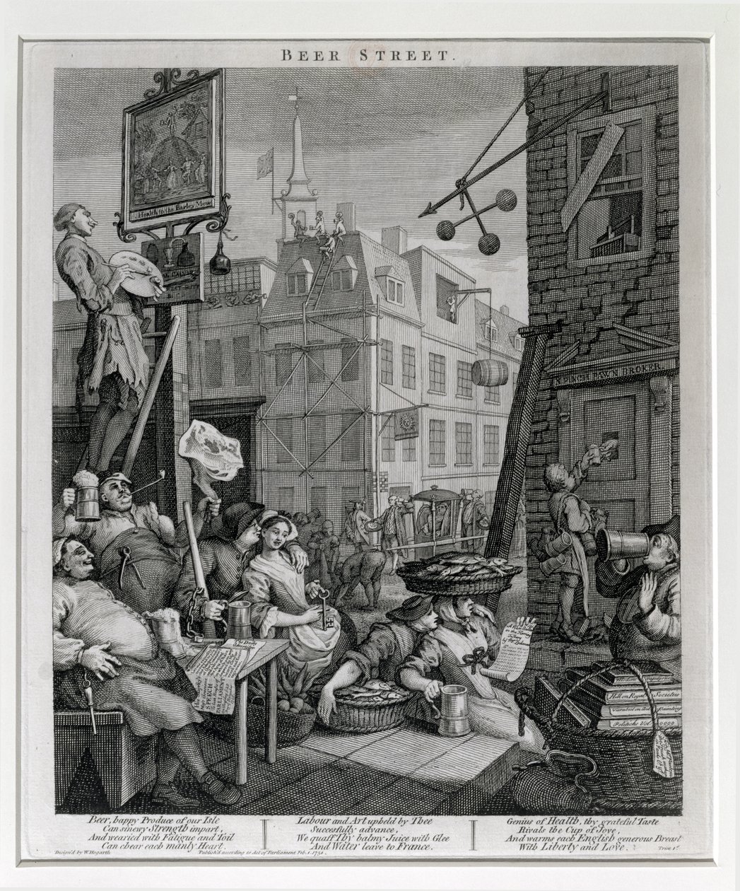 Beer Street by William Hogarth