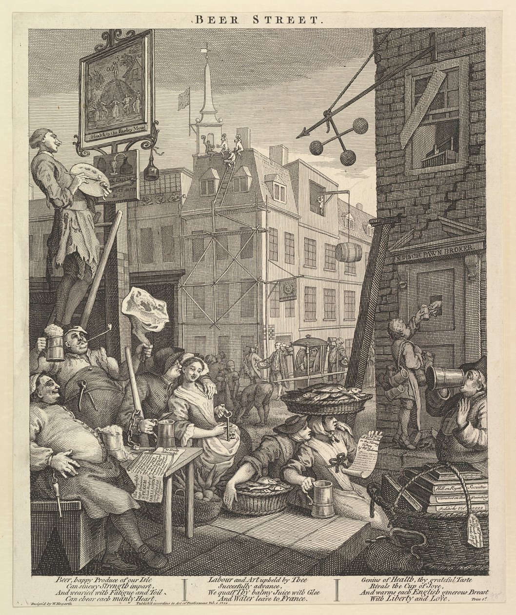 Beer Street by William Hogarth