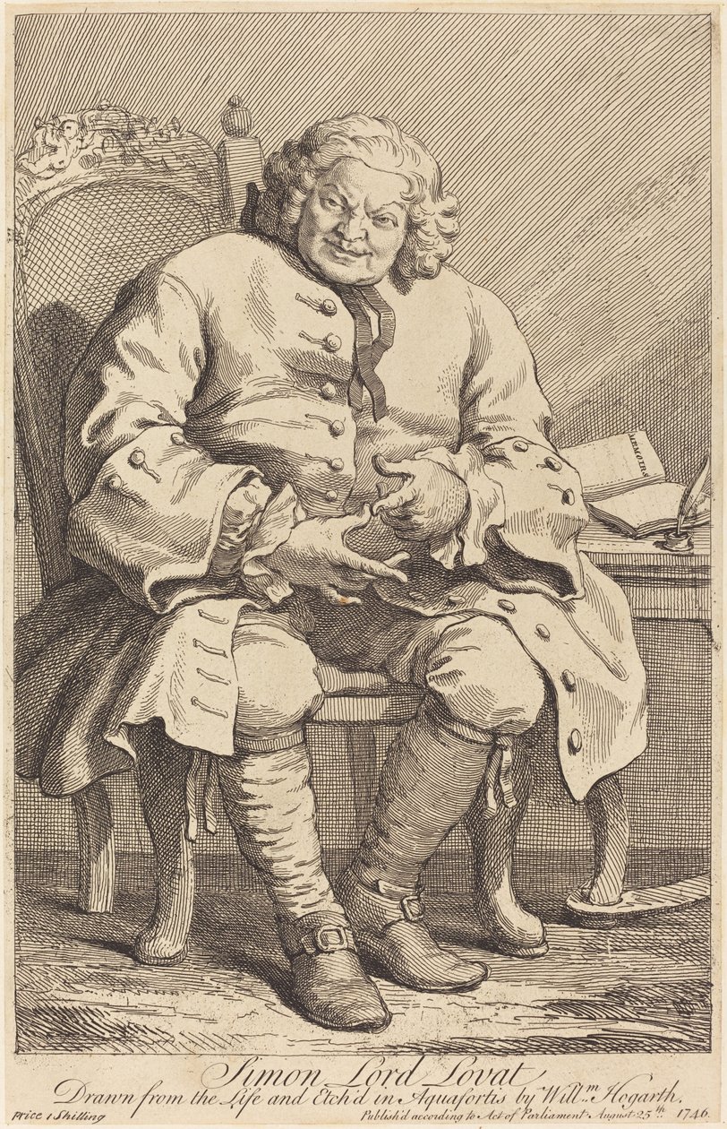 Simon Lord Lovat by William Hogarth