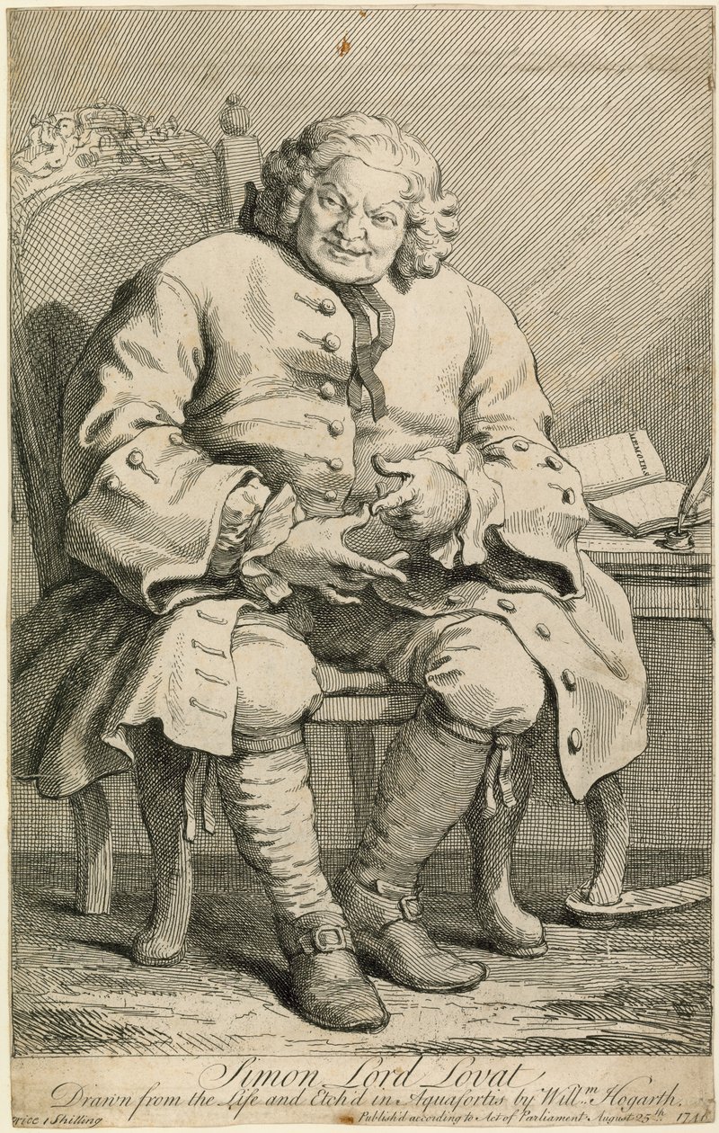 Simon Lord Lovat by William Hogarth