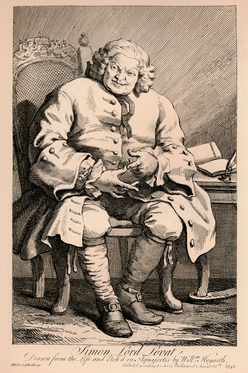 Simon, Lord Lovat by William Hogarth