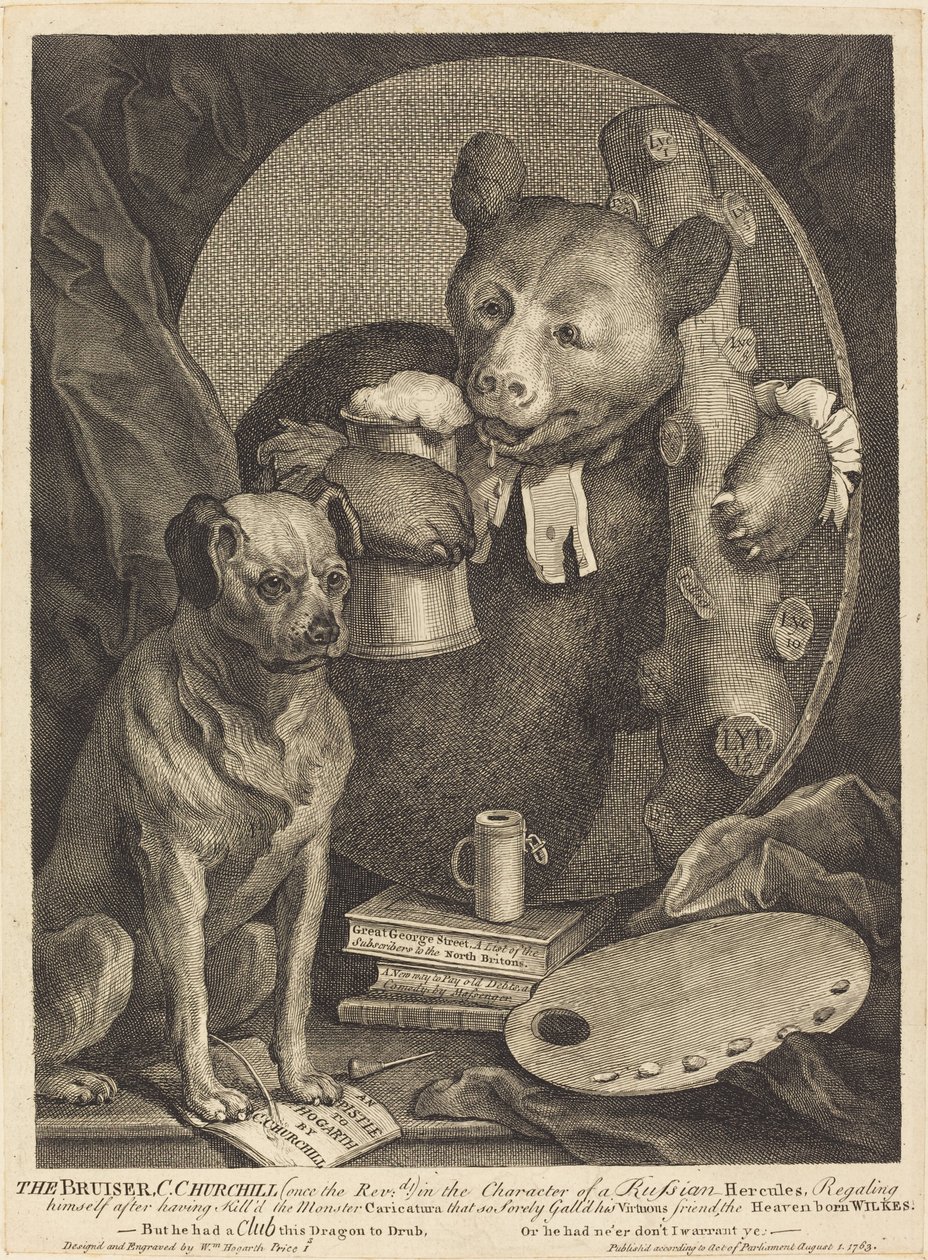 The Bruiser by William Hogarth