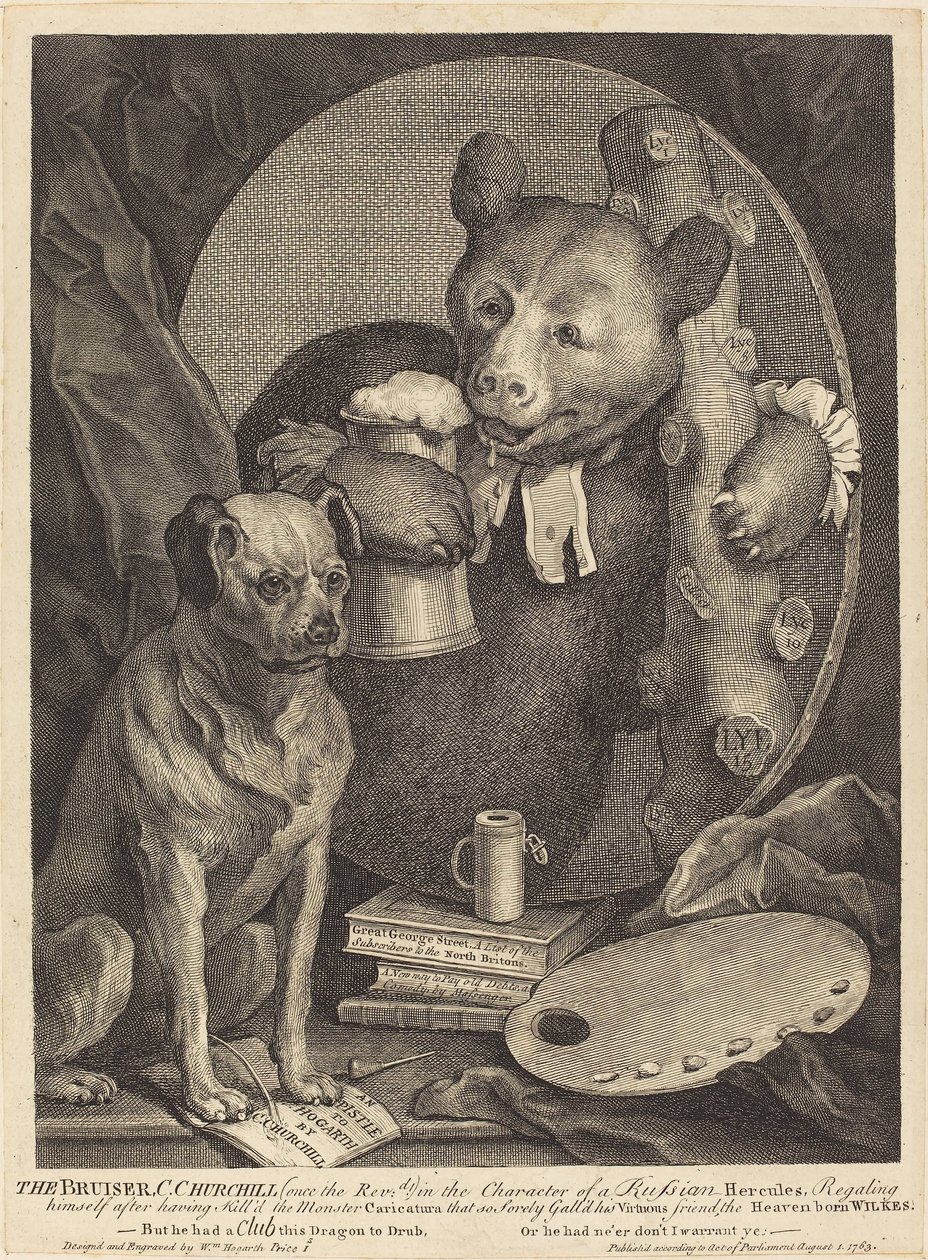 The Bruiser by William Hogarth