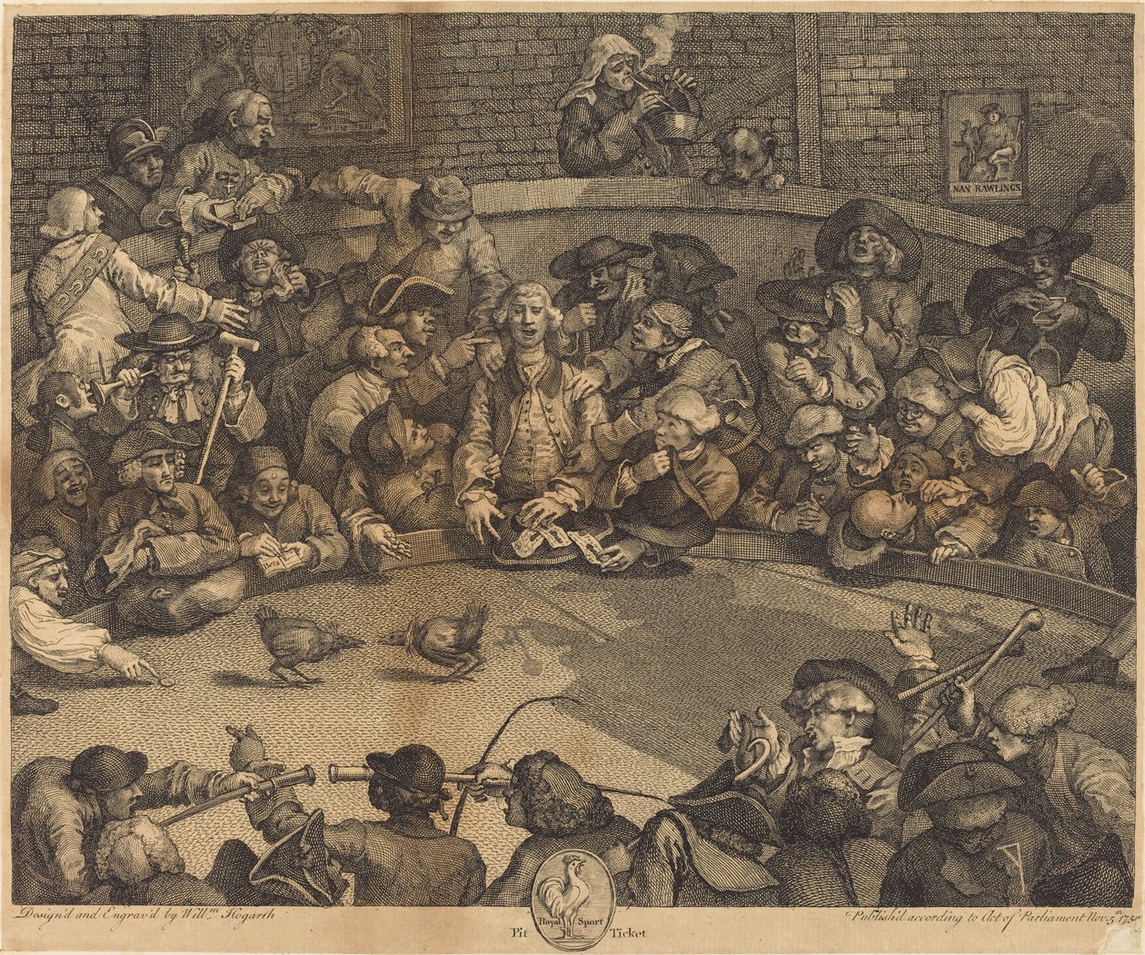 The Cockpit by William Hogarth