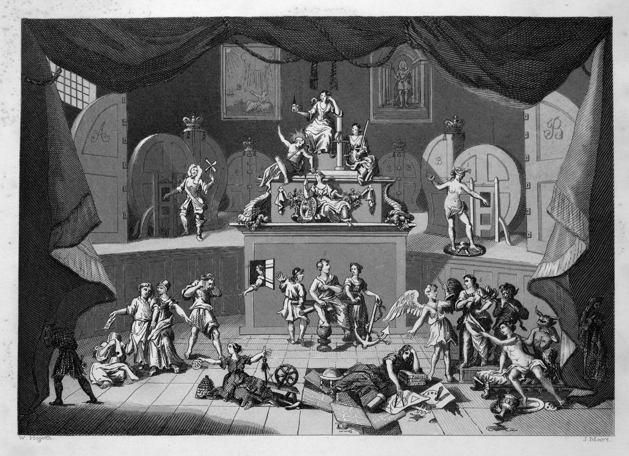 The Lottery by William Hogarth