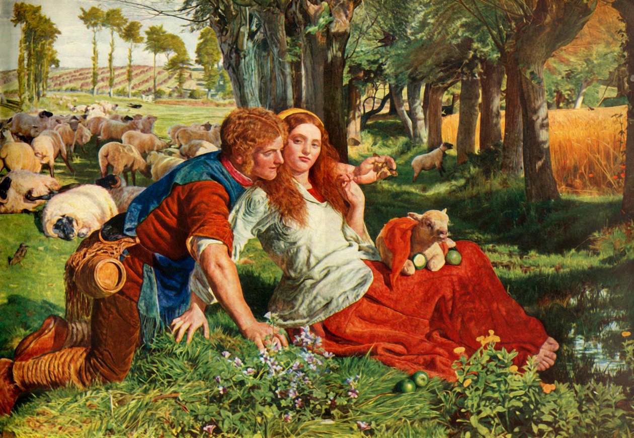 The Hireling Shepherd, 1851 by William Holman Hunt