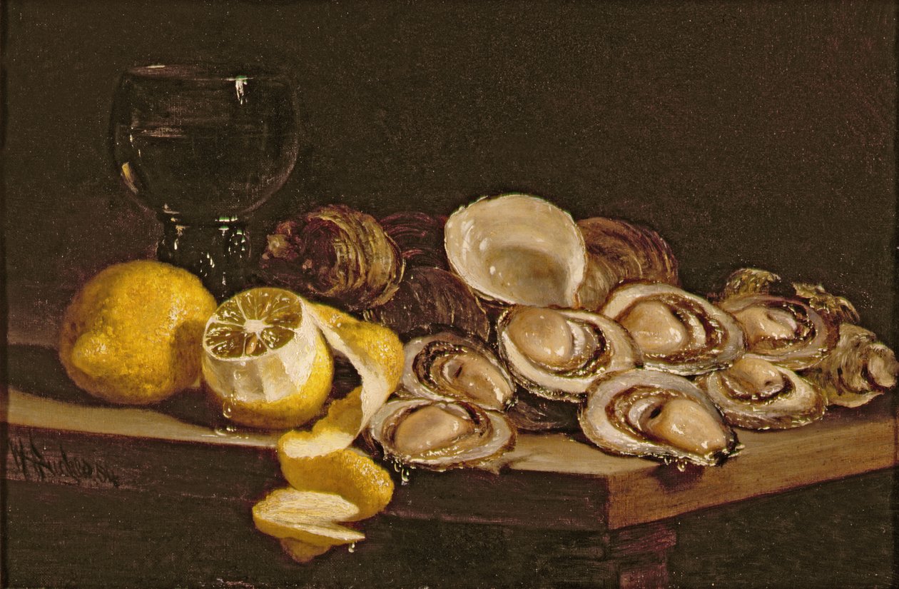 Study of Oysters by William Hughes