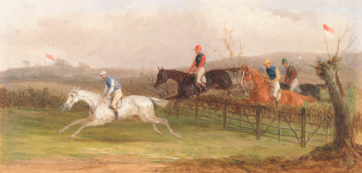 Steeplechasing: The Hurdle by William J. Shayer