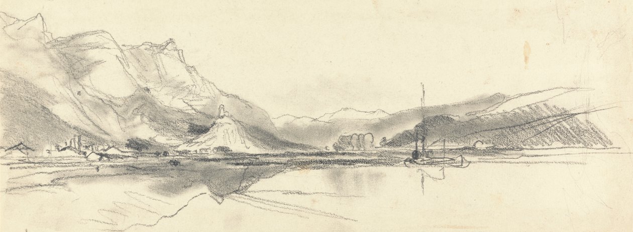 On the Rhine by William James Muller