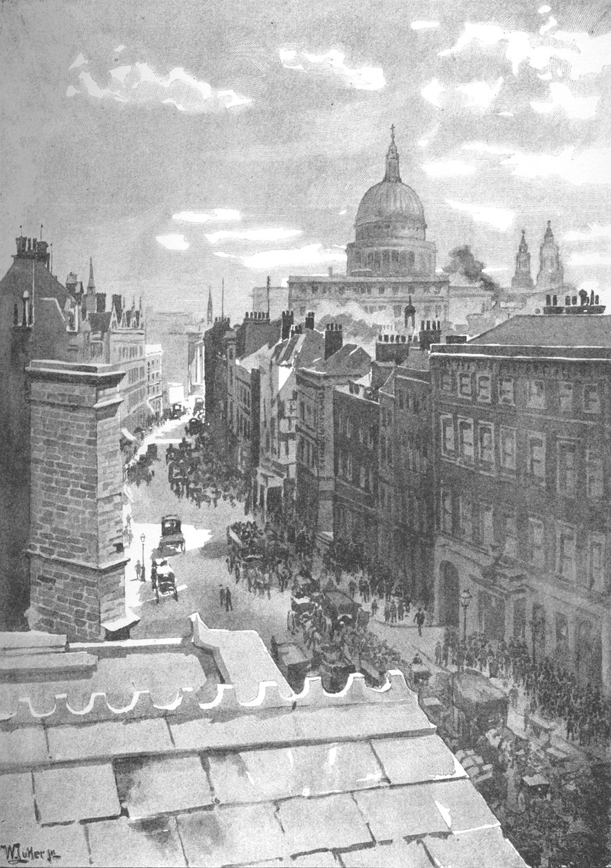 Aldersgate Street by William Luker