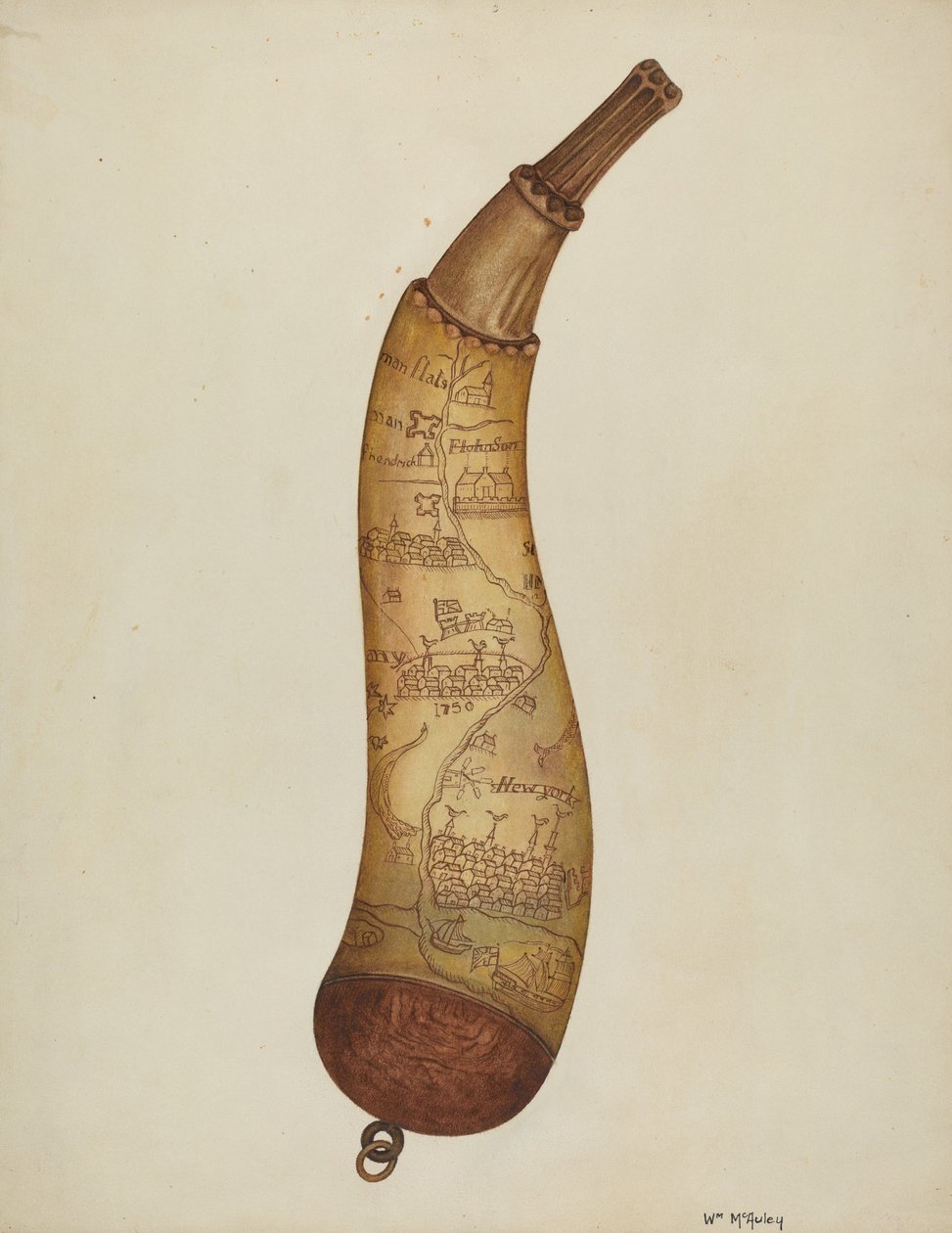Powder Horn by William McAuley