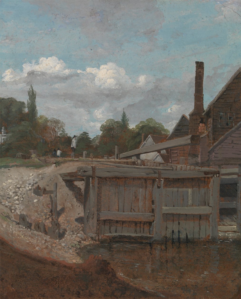Lock Gate by William Mulready