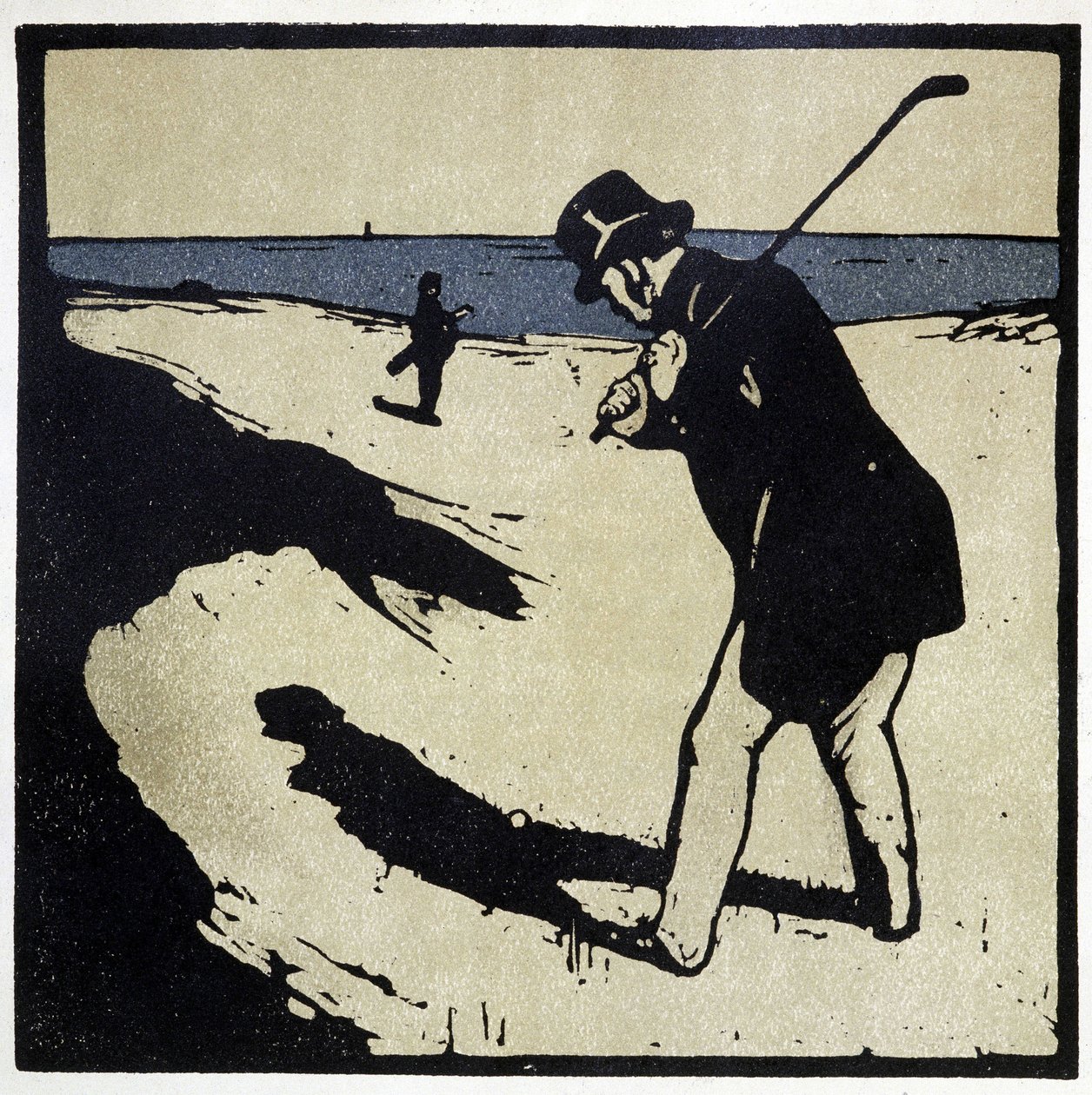 Golf player by William Nicholson