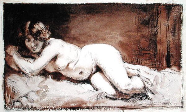 Nude Female Figure by William Orpen