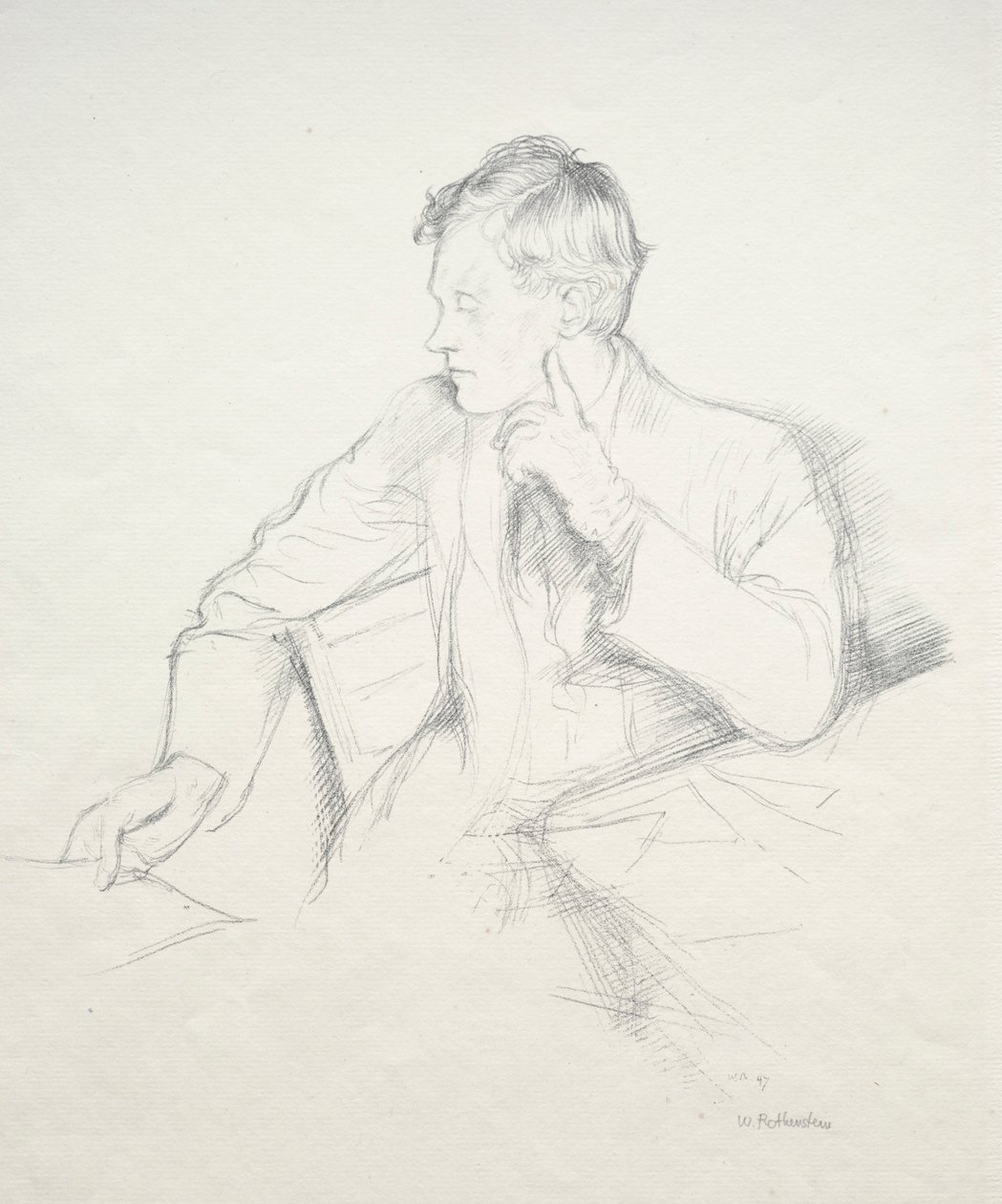 Charles Hazelwood Shannon by William Rothenstein