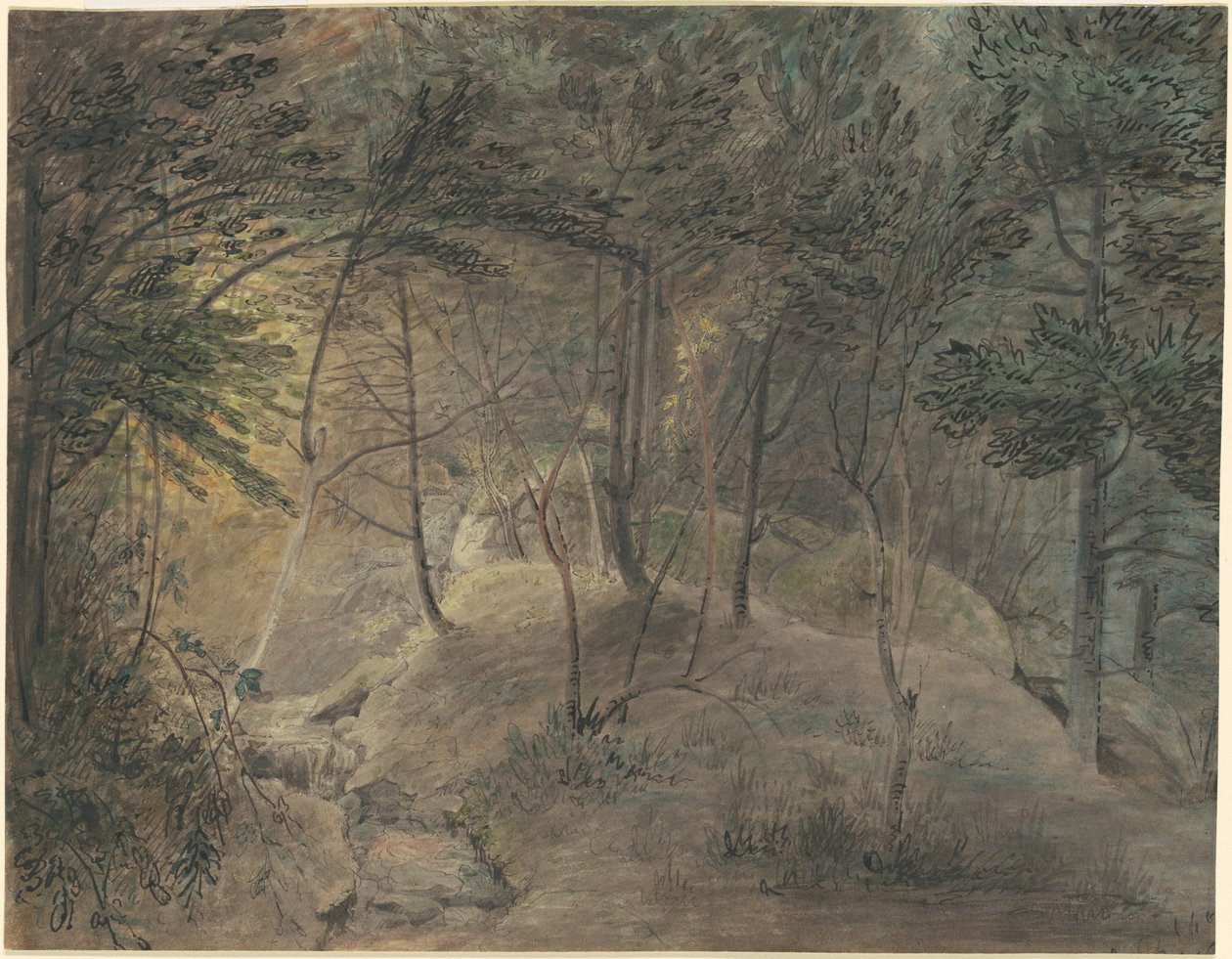 View from the Springhouse at Echo by William Russell Birch