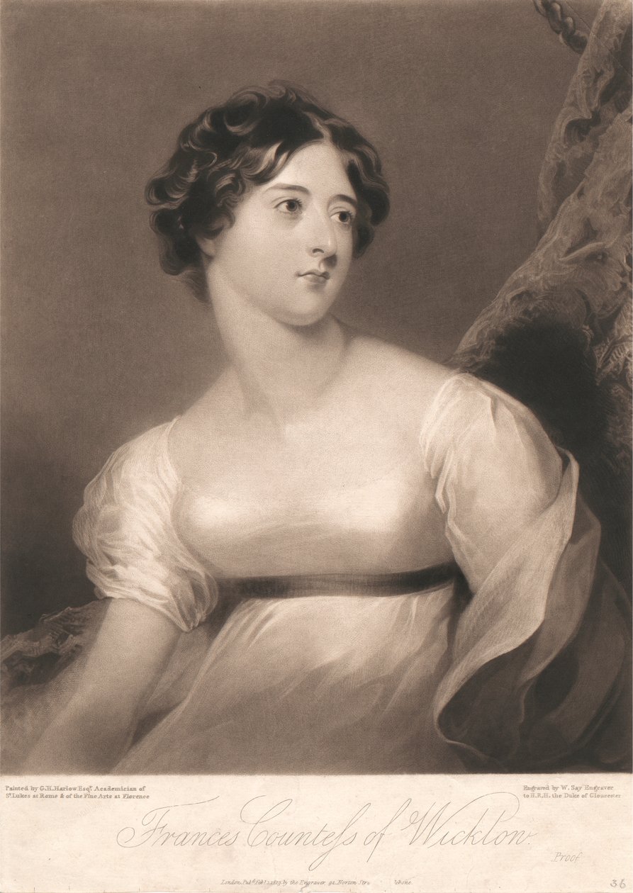 Frances Countess of Wicklow by William Say