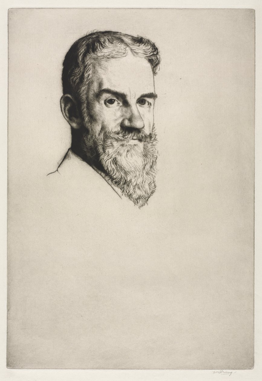 George Bernard Shaw by William Strang