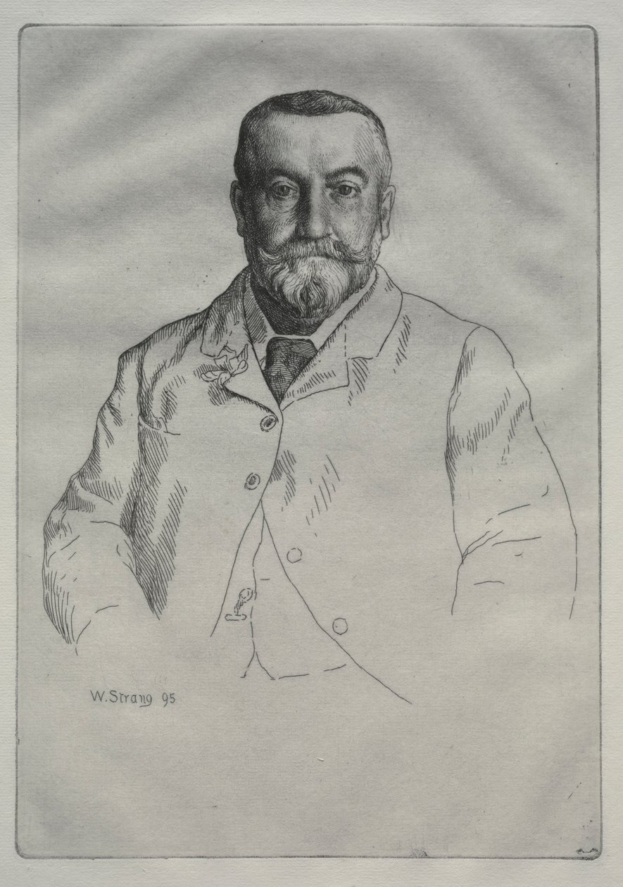 Portrait of H. Cock by William Strang