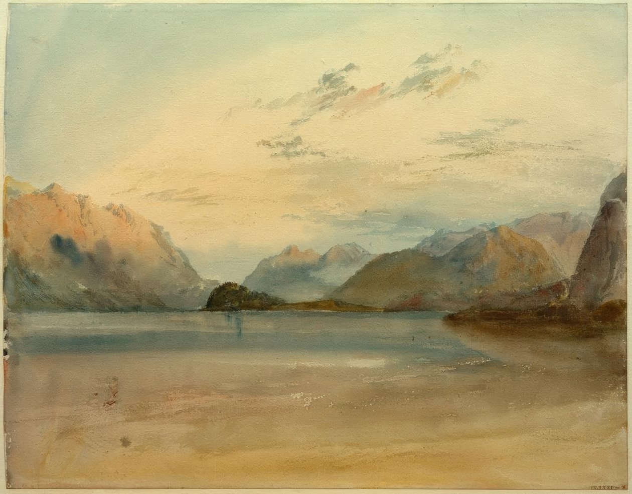 On Lake Como by Joseph Mallord William Turner