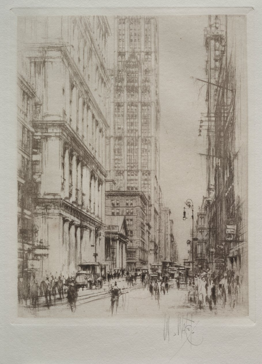 Lower Broadway by William Walcot