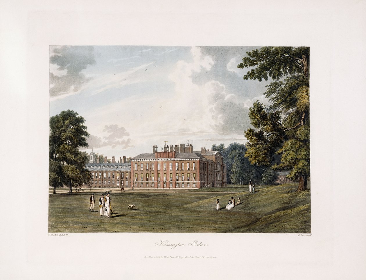 Kensington Palace by William Westall