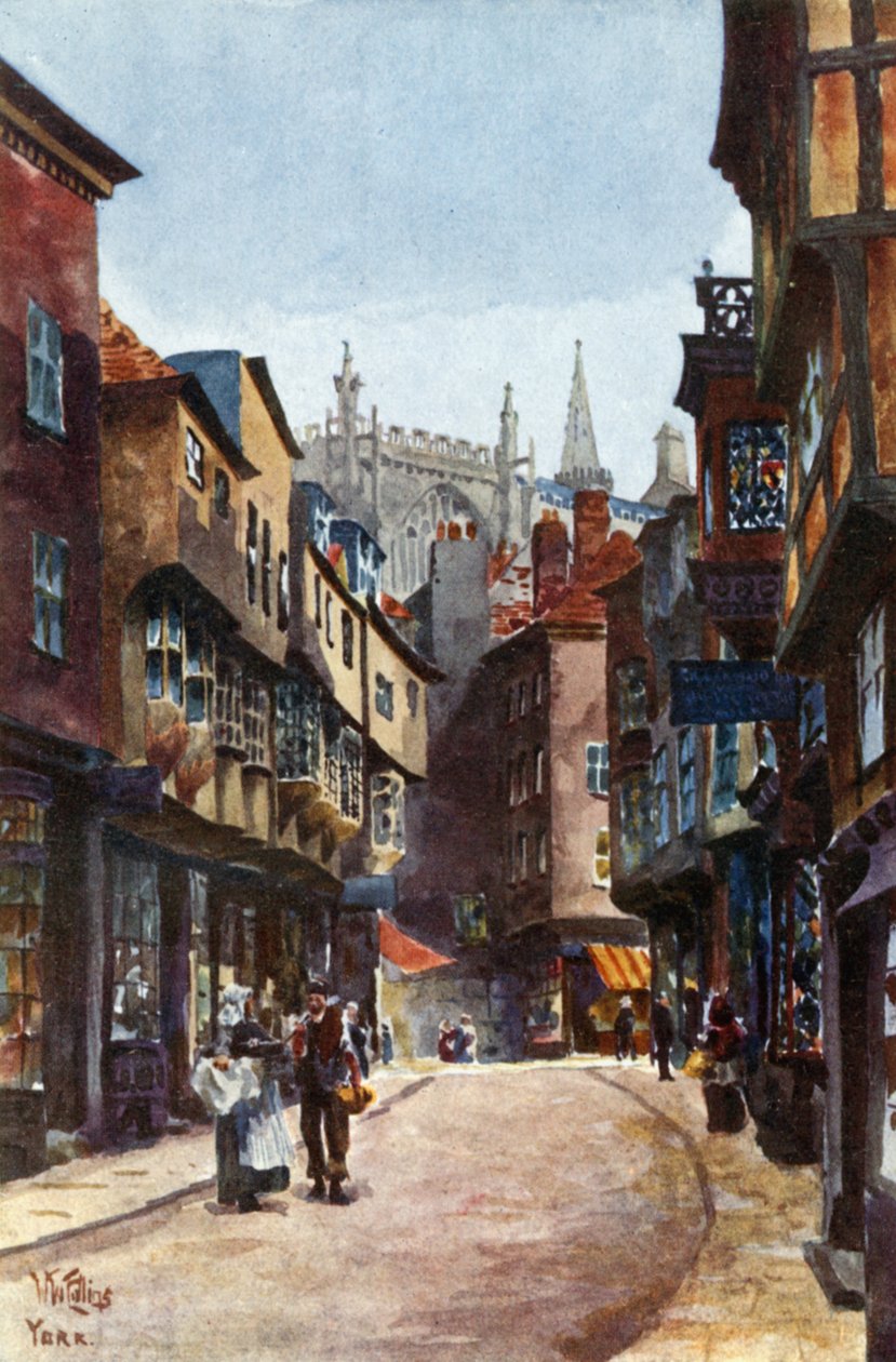 York, Stonegate by William Wiehe Collins