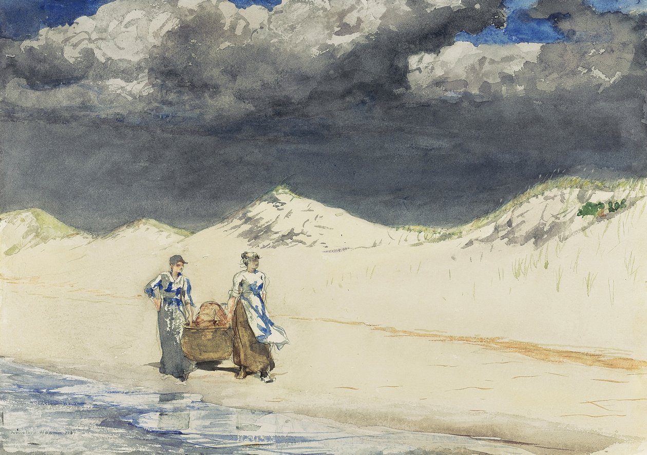 Sand and Sky by Winslow Homer