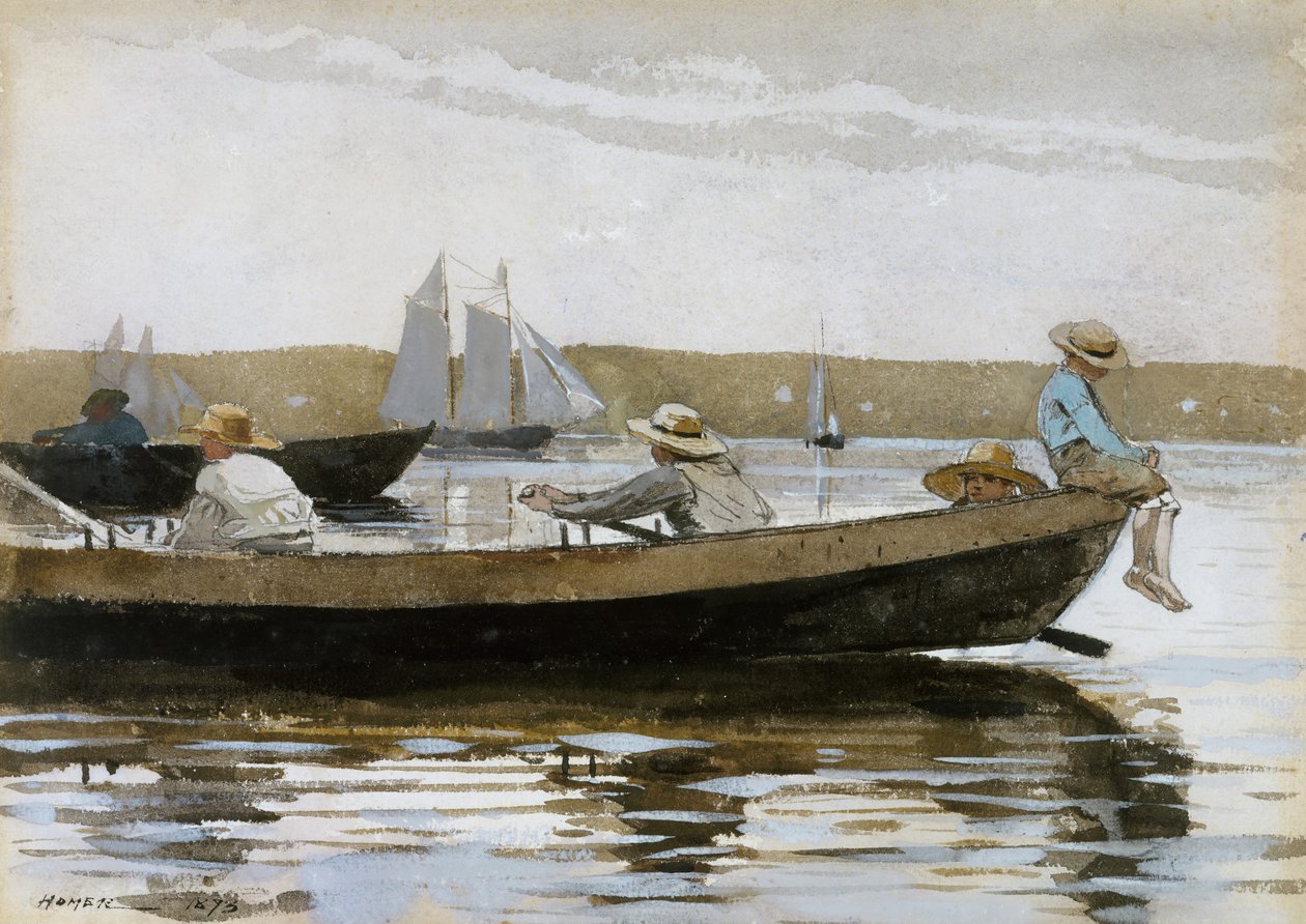 Boys in a Dory by Winslow Homer