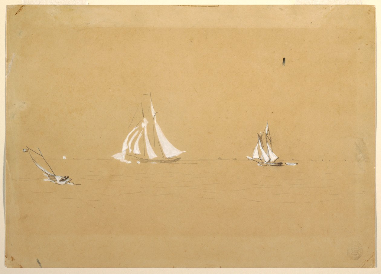 Two Schooners, 1880 by Winslow Homer