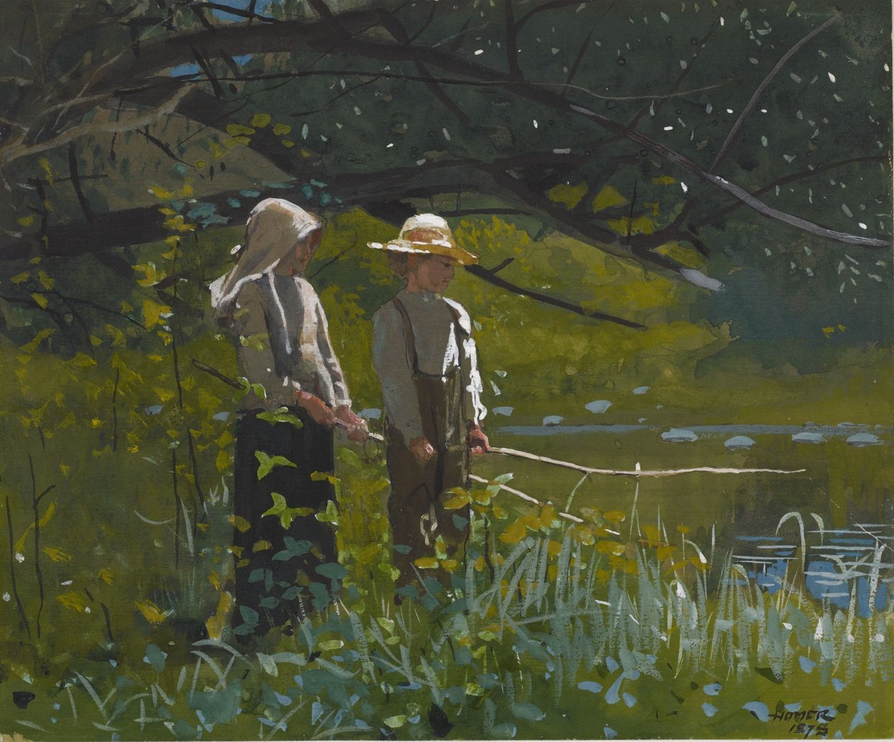 Fishing by Winslow Homer