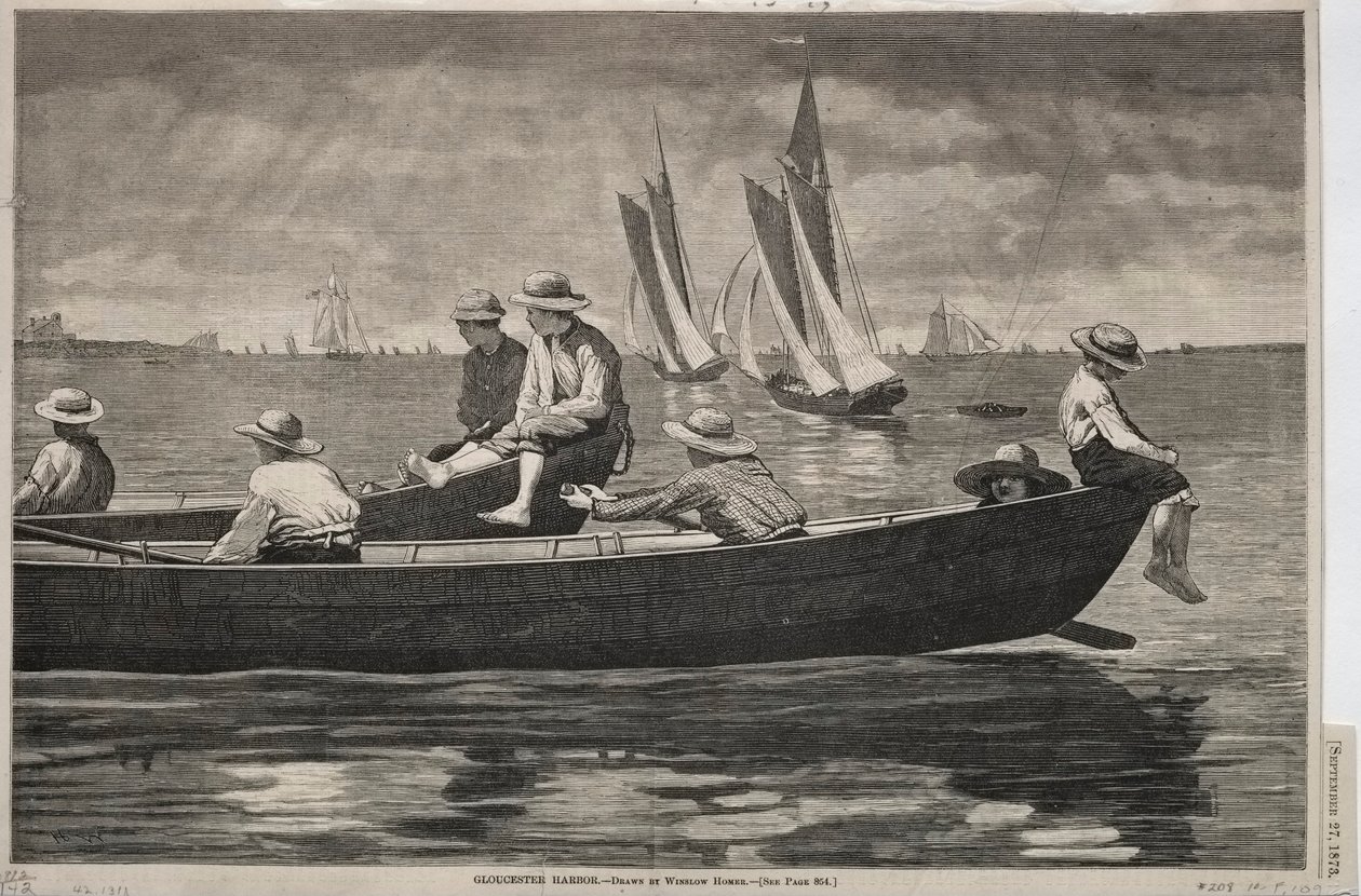 Gloucester Harbor by Winslow Homer
