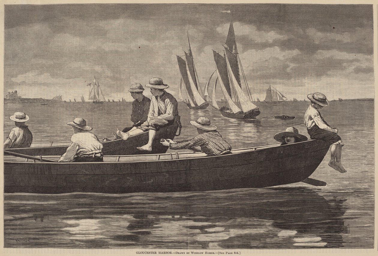 Gloucester Harbor by Winslow Homer