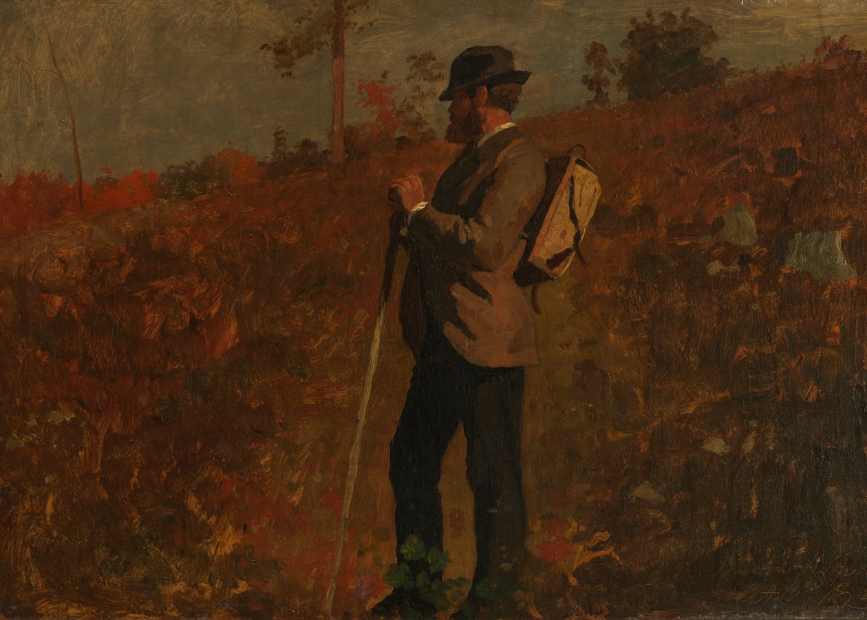 Man with a Knapsack by Winslow Homer