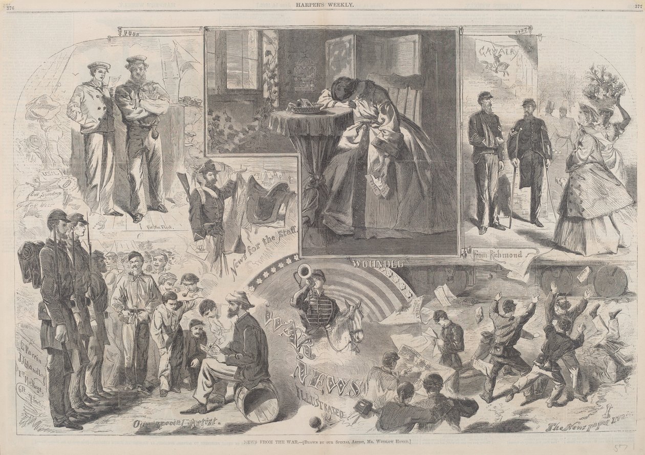 News from the War by Winslow Homer