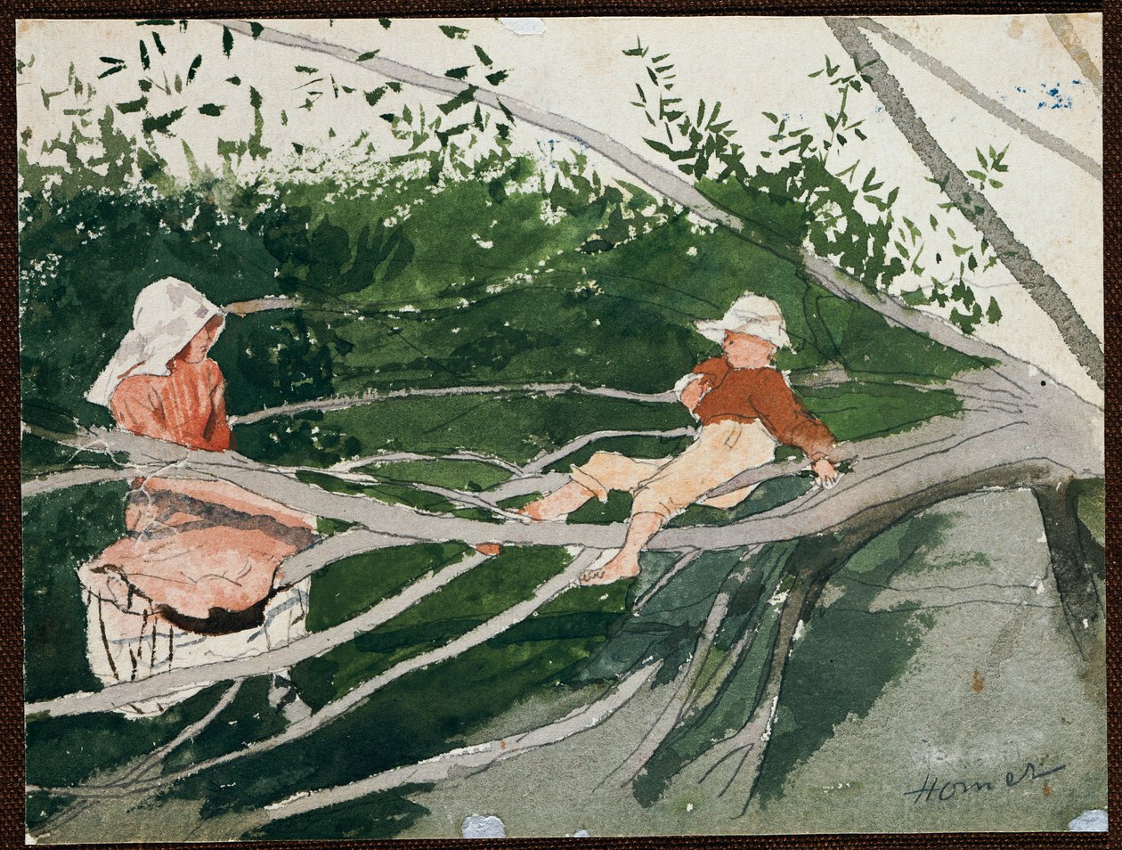 Out on a Limb by Winslow Homer