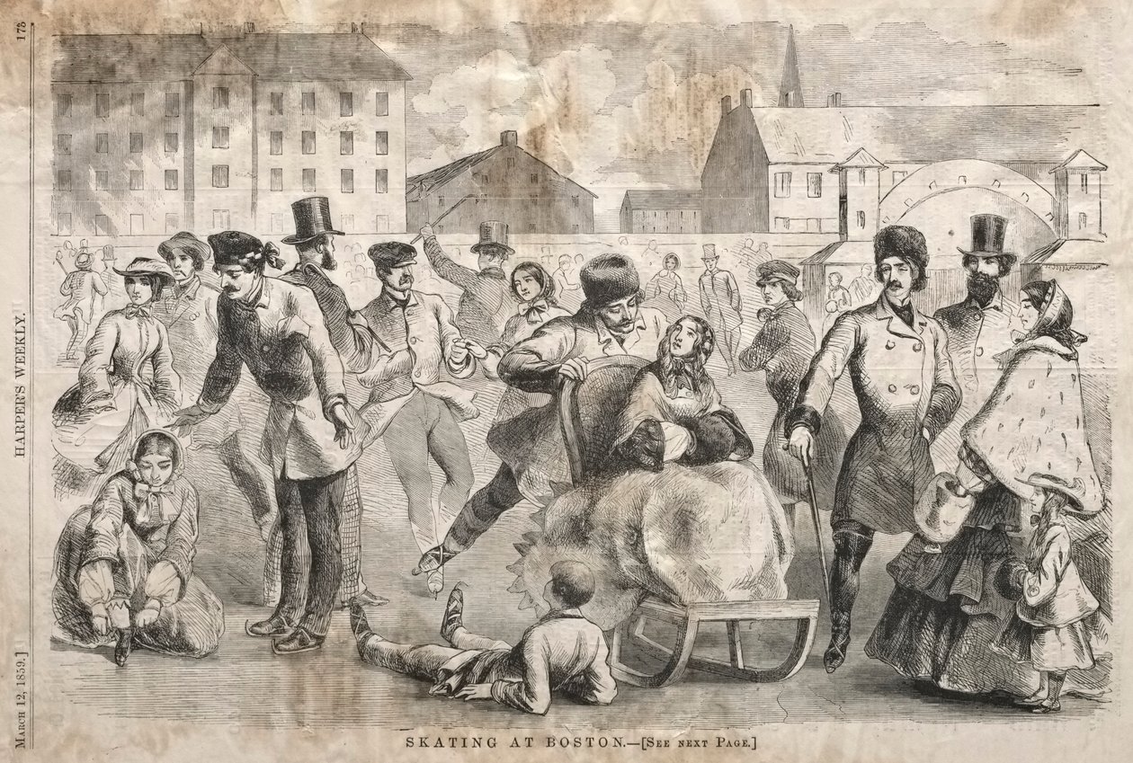 Skating at Boston by Winslow Homer