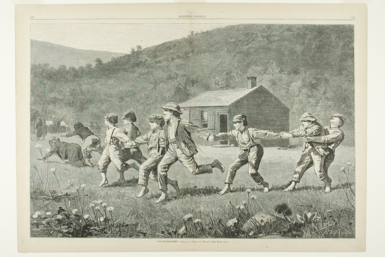 Snap-the-Whip by Winslow Homer