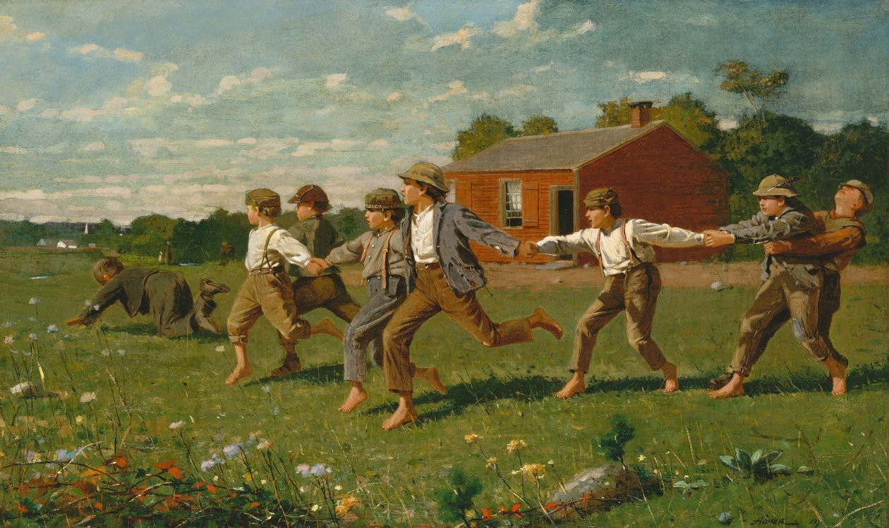 Snap the Whip by Winslow Homer