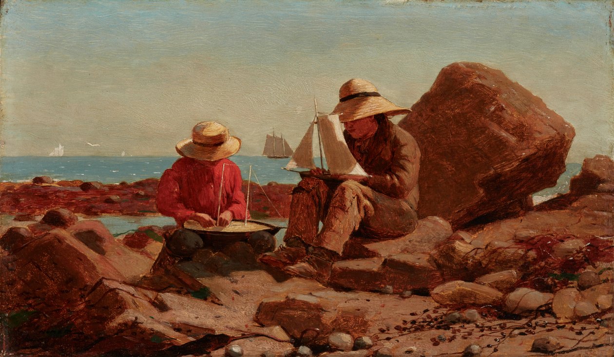 The Boat Builders by Winslow Homer