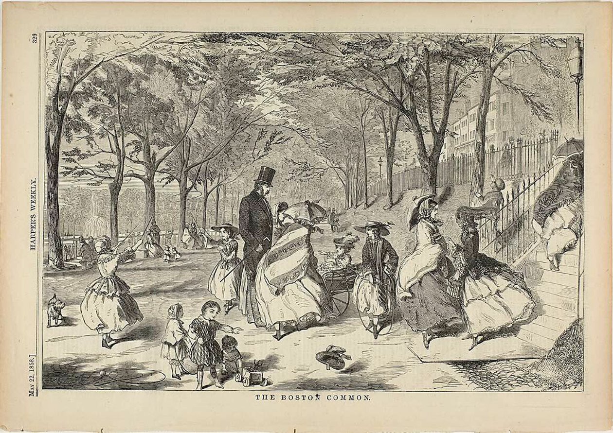 The Boston Common by Winslow Homer