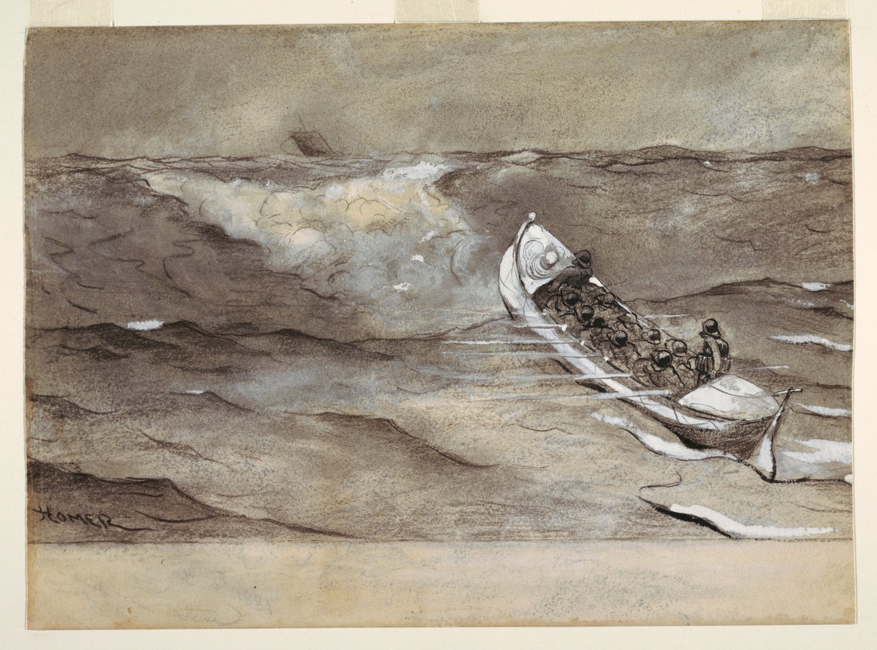 The Life Boat by Winslow Homer