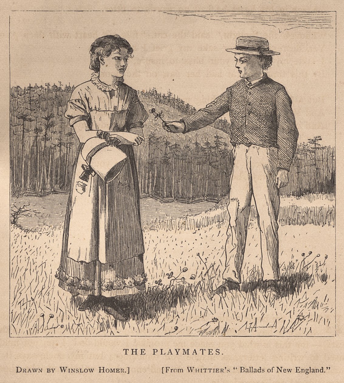 The Playmates by Winslow Homer