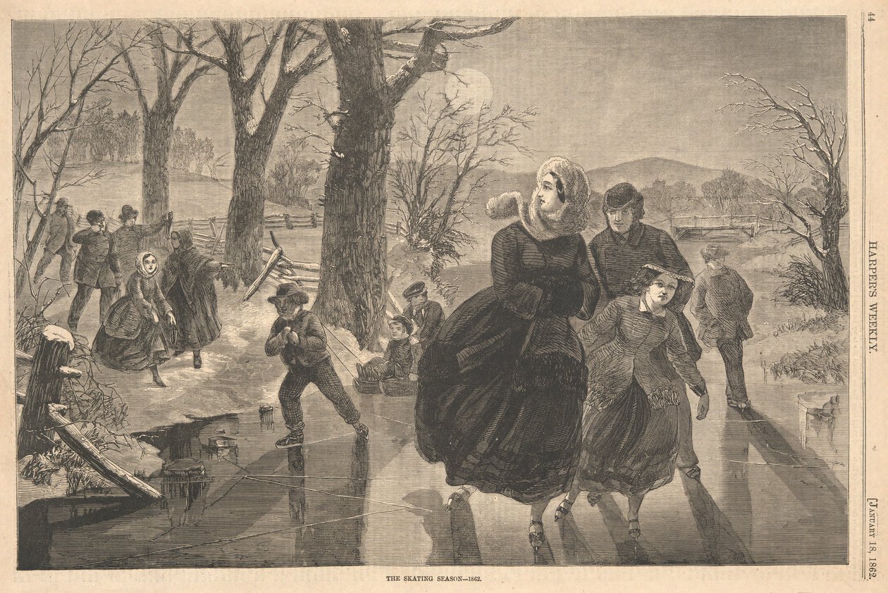 The Skating Season by Winslow Homer