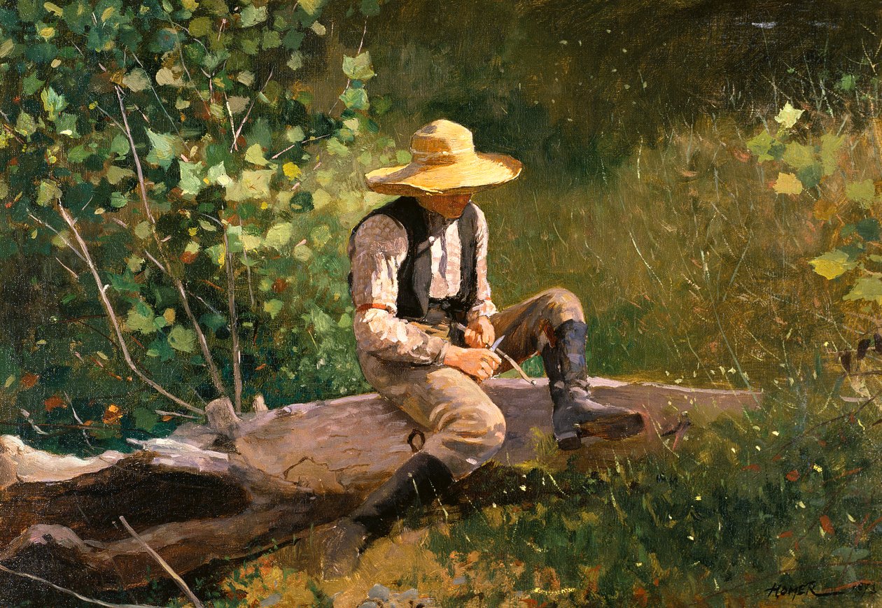 The Whittling Boy by Winslow Homer
